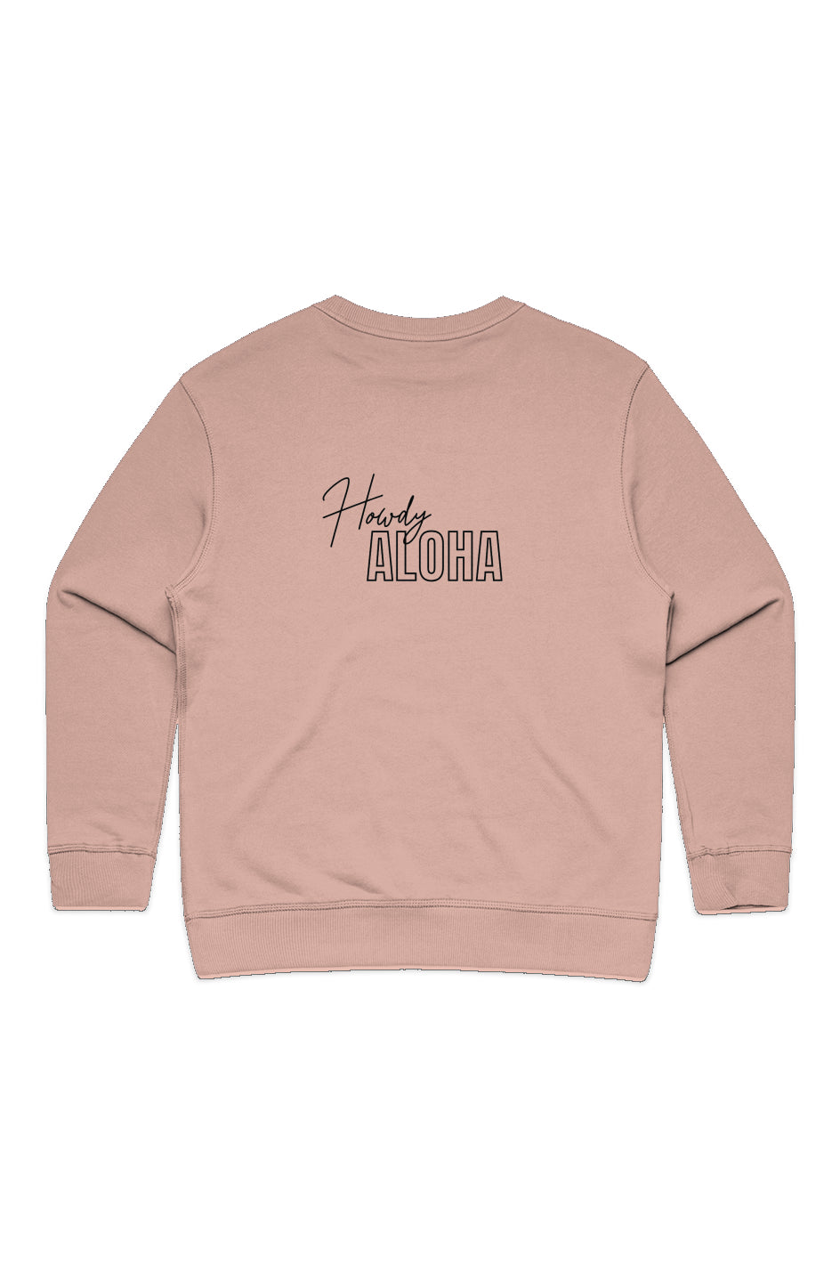 Howdy Aloha Womens Premium Crew