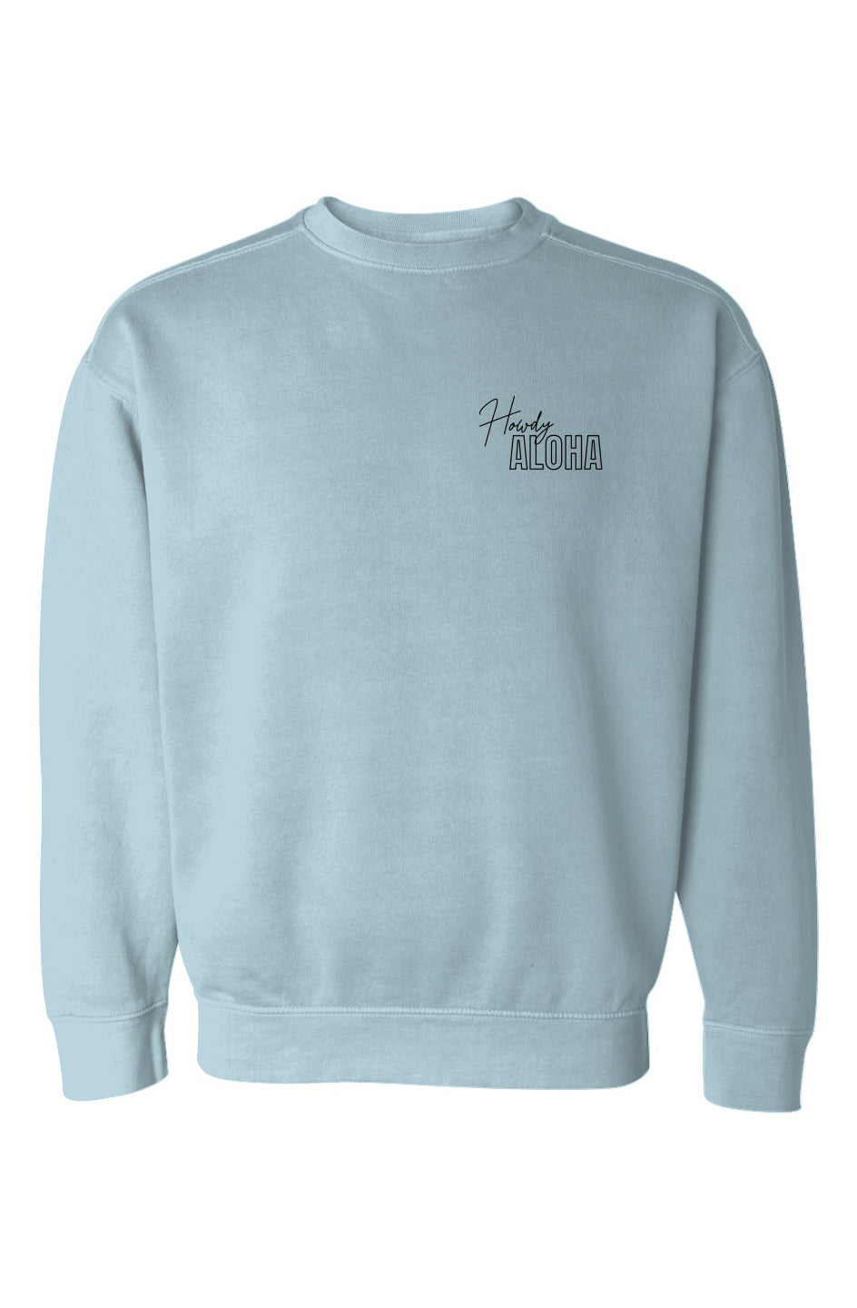 60' beach cowgirl Garment-Dyed Sweatshirt