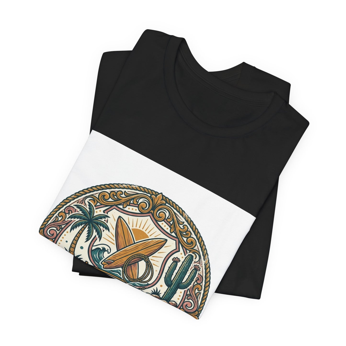 Howdy & Aloha Badge Vintage Tee