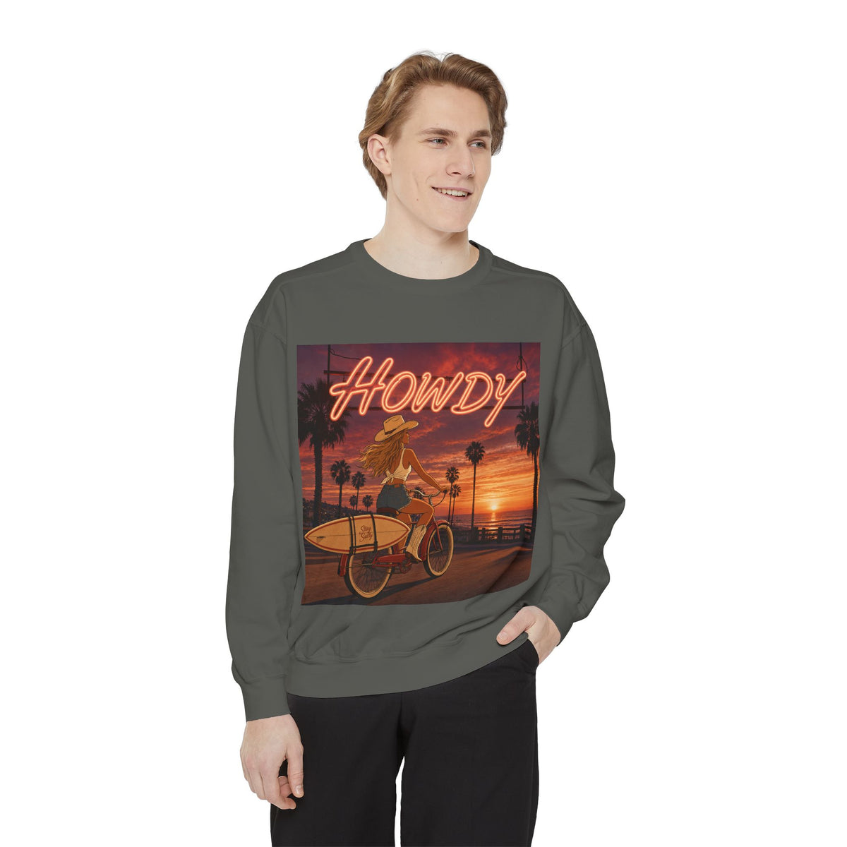 Howdy Boardwalk Cruiser Crewneck Sweatshirt