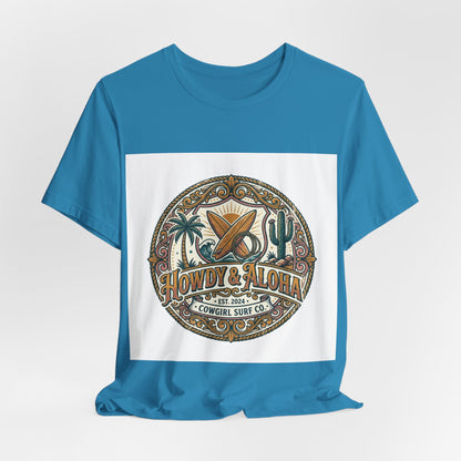 Howdy & Aloha Badge Vintage Tee