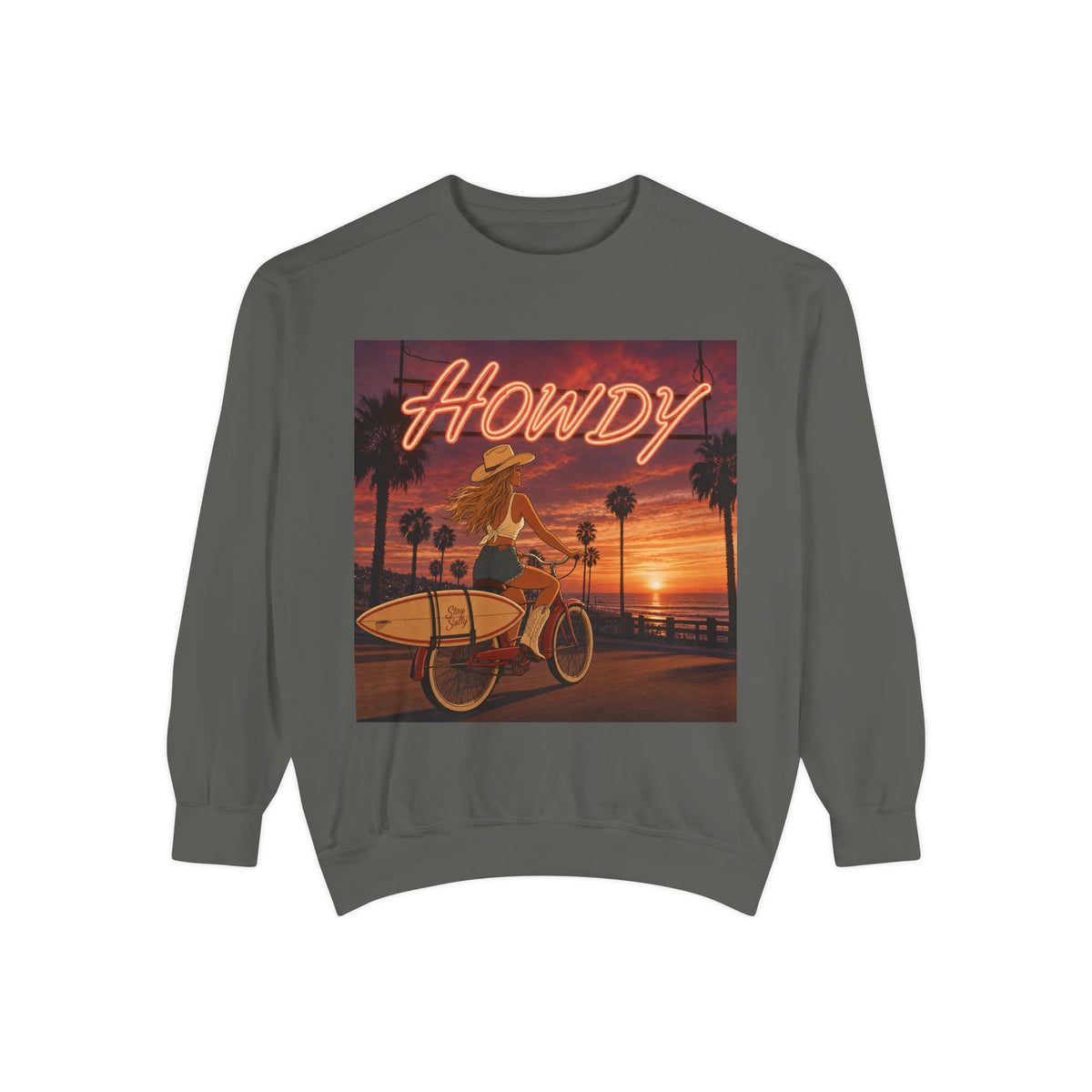 Howdy Boardwalk Cruiser Crewneck Sweatshirt