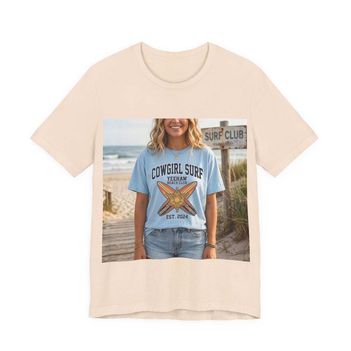 Yeehaw Beach Club Vintage Tee