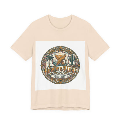 Howdy & Aloha Badge Vintage Tee