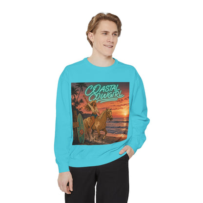 Coastal Cowgirl Horseback Crewneck Sweatshirt