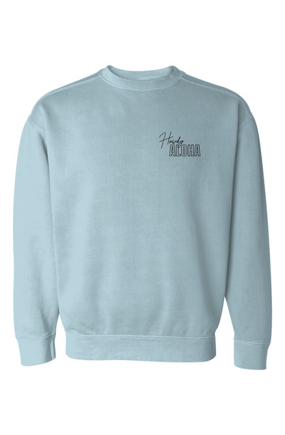 60' beach cowgirl Garment-Dyed Sweatshirt