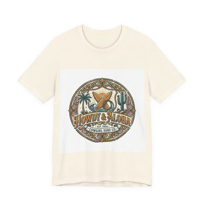 Howdy & Aloha Badge Vintage Tee