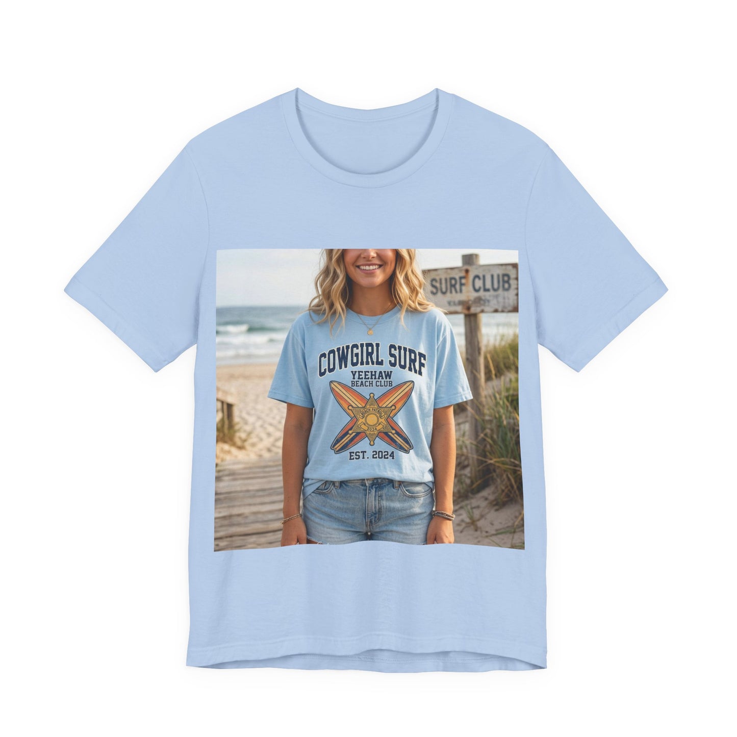 Yeehaw Beach Club Vintage Tee