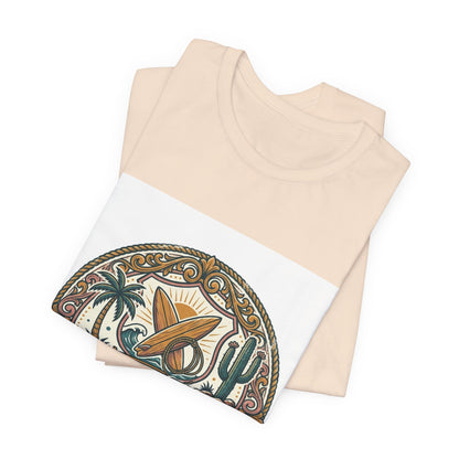 Howdy & Aloha Badge Vintage Tee
