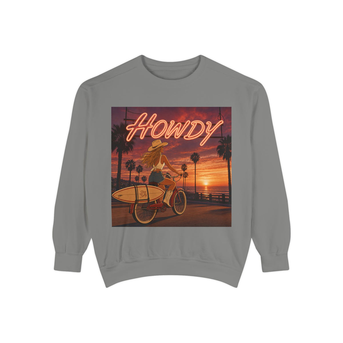 Howdy Boardwalk Cruiser Crewneck Sweatshirt