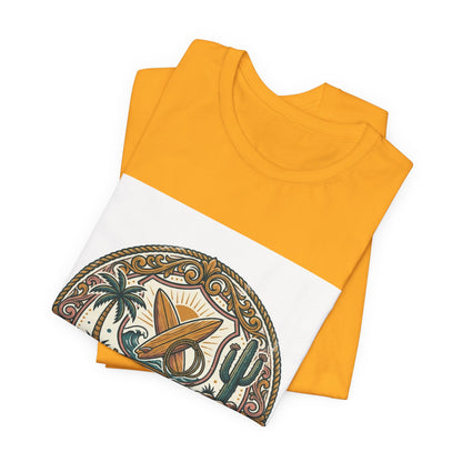 Howdy & Aloha Badge Vintage Tee